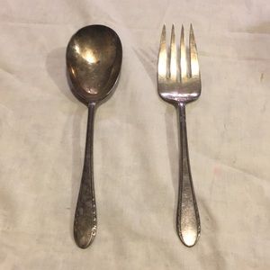 Spoon & Fork Vintage Holmes & Edwards IS Salad Set